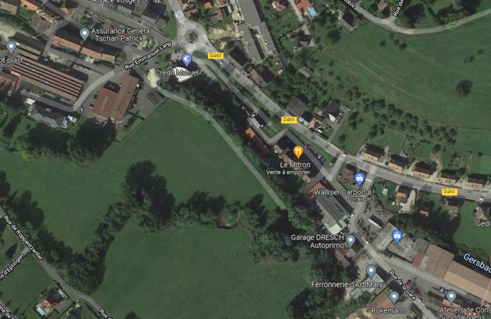 plan du verger communal